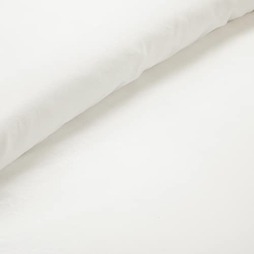 Lush Decor Reyna Ruffle Cotton Duvet Cover Set 2 Piece Set Twin XL, White - Cute Teen Bedding Set - White Duvet - Ruffled Bedding - Coquette Dorm Decor Lush Decor