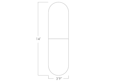 SKUTCHI DESIGNS INC. 14 Person Modular Conference Table with Metal T Legs| Racetrack Shaped | Harmony Series | 14' | Blonde Surfside Ash with Matte Black Base SKUTCHI DESIGNS INC.
