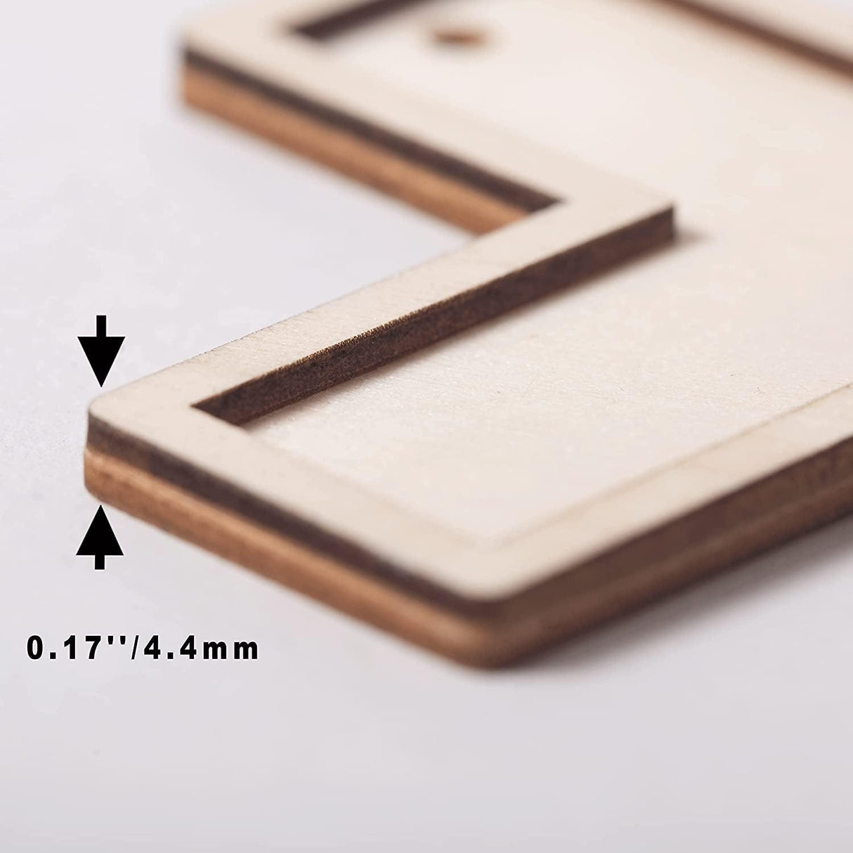 12 Pack Unfinished Wood Cross Blank Wooden Layered Cross for Crafts DIY Projects Classic Shaped WoodArtSupply