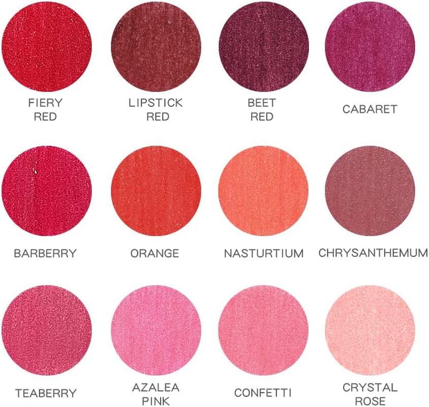 12 Red Colored Pencils Oil Based Pre-Sharpened Wooden Colored Pencil Set WoodArtSupply