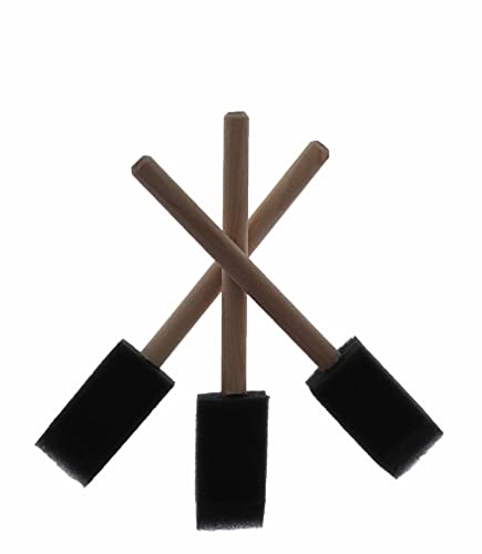 1 Inch Jen Manufacturing Orginial Poly-Brush Foam Disposable Brush 48 per box WallEc