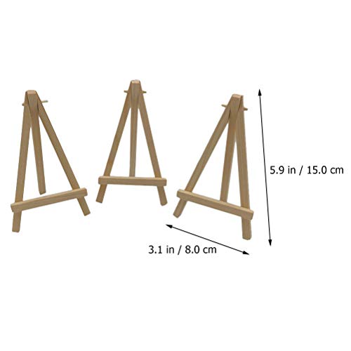 1 Set Christmas Decoration Wood Chips DIY Painting Wood Slices Mini Wood Display Easel Rustic Wood Log Discs Unfinished Wood Rounds Craft Unfinished ABOOFAN