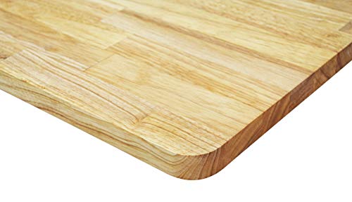 1" Thick Solid Wood Butcher Block Top - 24" D x 48" L - by BenchPro BenchPro