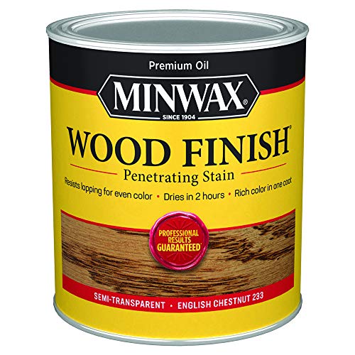1 qt Minwax 70044 English Chestnut Wood Finish Oil-Based Wood Stain Minwax