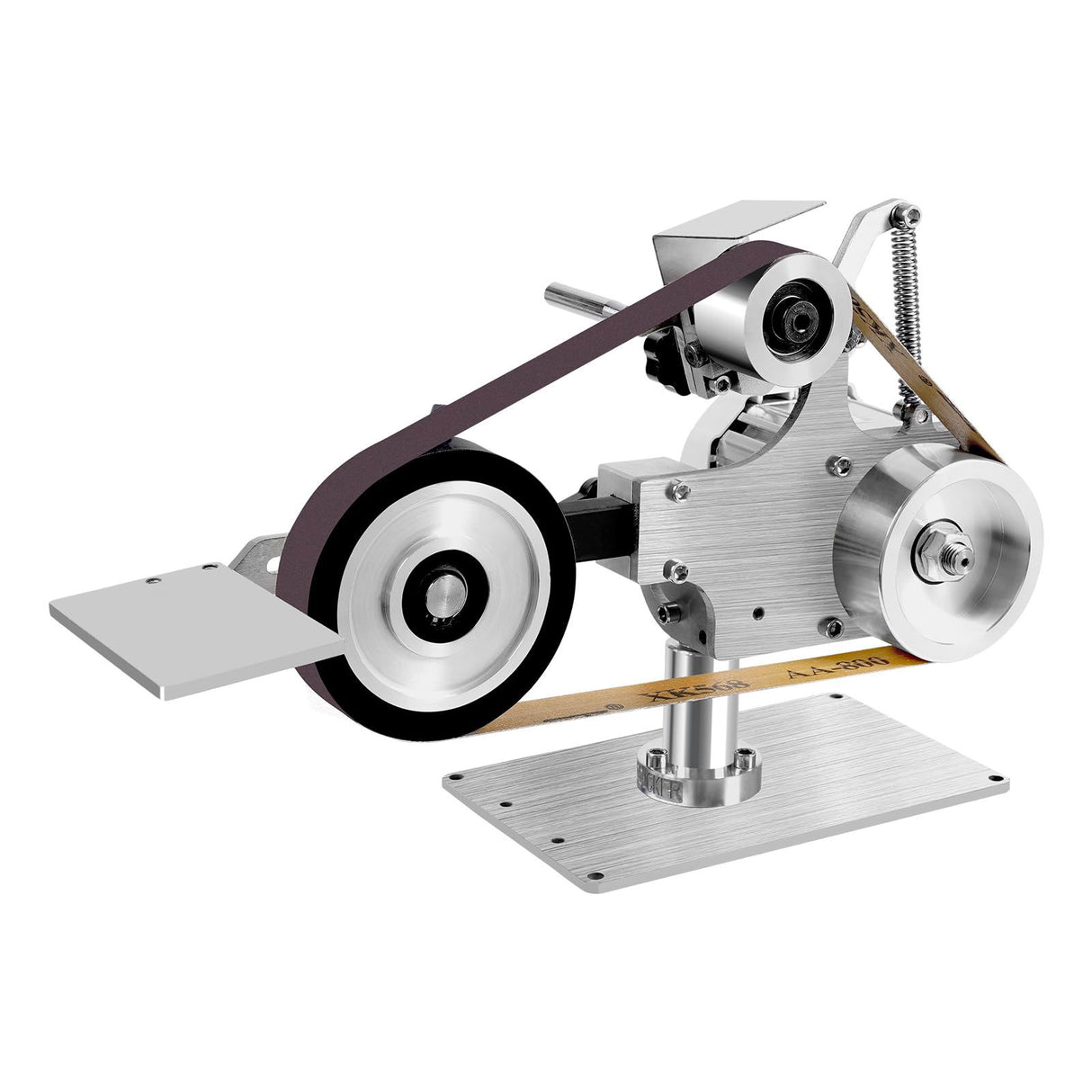 1 x 30 inch Belt Sander, Electric Belt Sanders for Knife Making, 5000rpm Variable Speed DIY Sanding Machine Polishing Grinding Sharpener Belt Grinder CNCEST