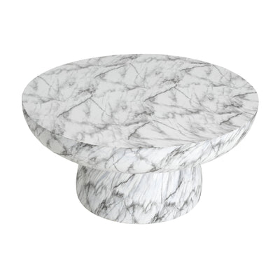 MGO Faux Marble Coffee Table for Indoor and Outdoor Use