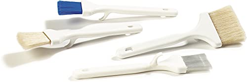 SPARTA 4037800 Meteor Boarhair Pastry Brush, Basting Brush With Built-In Projecting Hook, 2 Inches, Brown SPARTA