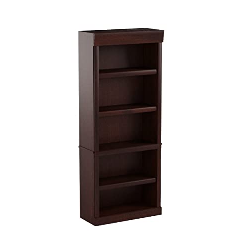 Sauder Heritage Hill Library/Book shelf, L: 29.80" x W: 12.99" x H: 71.26", Classic Cherry finish Sauder