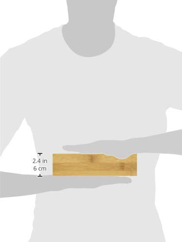 Lipper International 8381 Bamboo Wood Stacking Drawer Organizer Box, 9" x 3" Lipper International