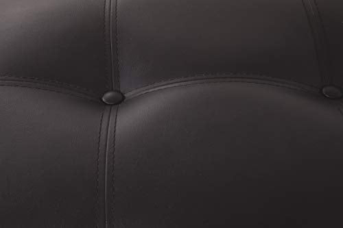 Signature Design by Ashley Haddigan Traditional Upholstered Dining Room Bench, Dark Brown Signature Design by Ashley