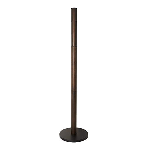 Umbra Flapper Coat Rack, Clothing Hanger, Umbrella Holder, and Hat Organizer, Great for Entryway, Black/Walnut (320361-048) Umbra