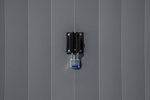 Arrow Classic Metal Shed, 12 x 17, Charcoal Arrow Shed