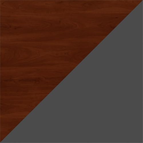 Bush Business Furniture Series C U Shaped Desk with Mobile File Cabinet, 72W x 30D, Hansen Cherry Bush Furniture