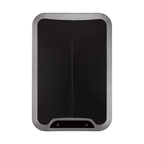 EKO Phantom-T 50 Liter / 13.2 Gallon Vertical Motion Sensor Trash Can, Brushed Stainless Steel Finish EKO