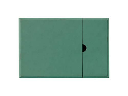 Martin Svensson Home Elegant Power Chairside End Table, 24 in x 16 in x 25 in, Antique Teal Martin Svensson Home