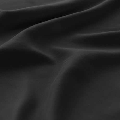 Twin Fitted Sheets 2 Pack Only, Mattress Up to 14 Inches Deep Pocket, Ultra Soft and Breathable Twin Bed Sheets, Long Lasting Single Fitted Sheets, Black Moonsea