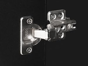 ANJ Modern TV Stand Console with Storage, 63-Inch, Textured Honeycomb Pattern, Black ANJ