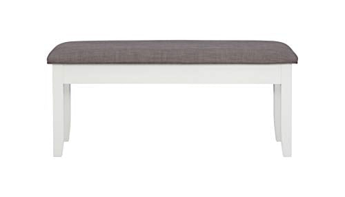 Powell Furniture Jane Storage, Antique White Dining Bench, Powell