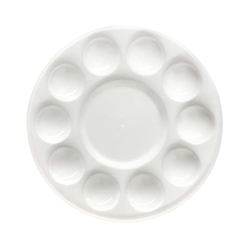 Paint Tray Palette - White Plastic Paint Tray for Kids, Paint Supplies LNAUJS