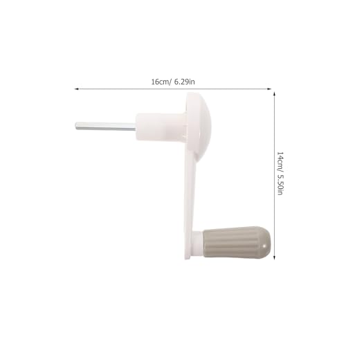 BUGUUYO Plastic Crank Handle - 6x50mm Hex Shaft Manual Crank Handle for for Height Adjustment Table Sit Stand Desk Router Lift Tables Industrial Machine or Other Equipment BUGUUYO