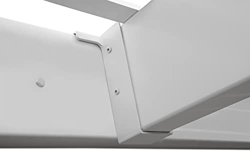 New England Arbors Freemont 12' x 12' Attached Vinyl Pergola Vita