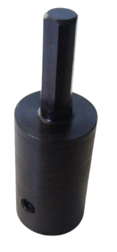 3/8" Drive Flat Round Chuck - Annular Cutter Bit Adapter Tool with 3/4" Female Shank fits Weldon - for Drill Press & Milling Machines Stellis Inc