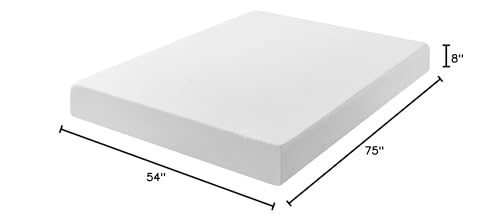 ZINUS 8 Inch Green Tea ActivFresh(R) Memory Foam Mattress, Full, Mattress in A Box with Compact WONDERBOX Packaging, CertiPUR-US Certified ZINUS