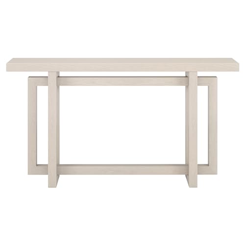 Henn&Hart Breslow Console Table, 55" Wide, White Henn&Hart