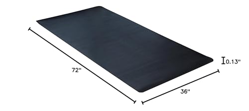 CLIMATEX Indoor/Outdoor Rubber Scraper Mat, 36 in. x 6 ft., Black CLIMATEX
