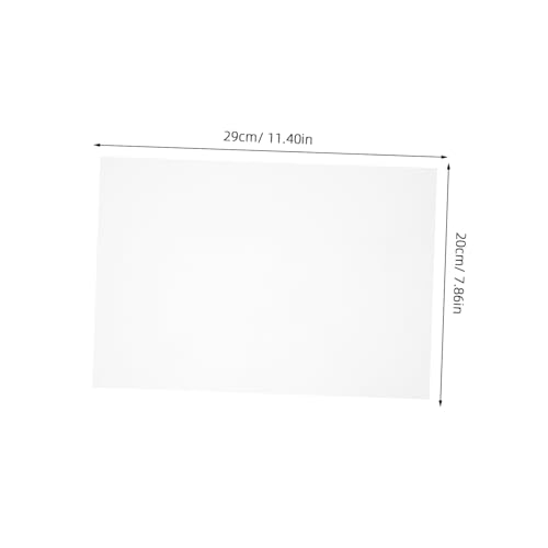 Alipis 10pcs Sheets Shrink Film Hot Heat Shrink Making for Shrinking Craft Art Maker Jewelry Shrinkable Wrapping Key Material Supply Heat Shrink Material Transparent Alipis