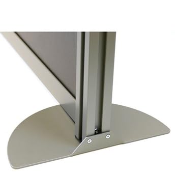 NBF Office Partitions - Cubicle Privacy Panel Wall Divider - Modern Room Separator with Quick Assembly - Indoor Laminate Free Standing Portable Room Divider Panel - 52" H x 49" W (Warm Ash) nbf signature series