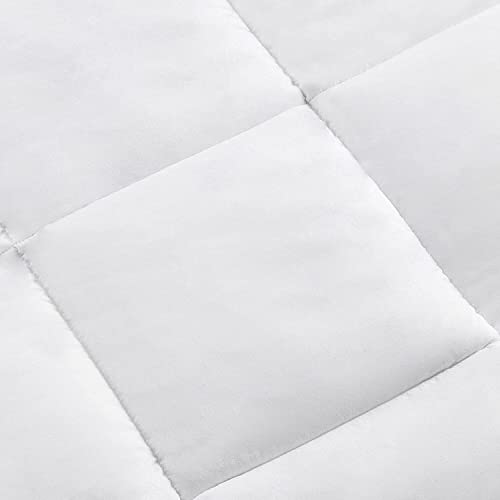 STARSTAR Bed Alternative Comforters for Home, Hotel, All Season Duvet Insert Filling Polyester, Fabric Microfiber Breathable Comforter Solid White (Full) STARSTAR