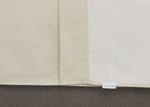Linen Closet Queen Sheet Set – 4-Piece Cotton Blend, 1200 Thread Count Ultra Soft & Silky Sateen, Moisture Wicking, Wrinkle Resistant, Quick Dry, Deep Pocket up to 18", Durable & Easy Care, Beige Linen Closet
