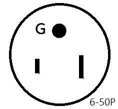 Parkworld Welder Extension Cord NEMA 6-50 Extension Cord, 6-50P to 6-50R STW 8AWG/3C for 40 Amp 250 Volt (75FT) Parkworld