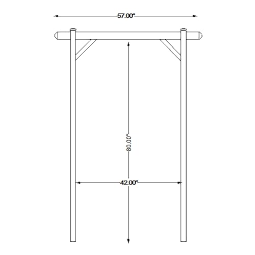 Dura-Trel 11199 Elmwood Arbor, White DuraTrel