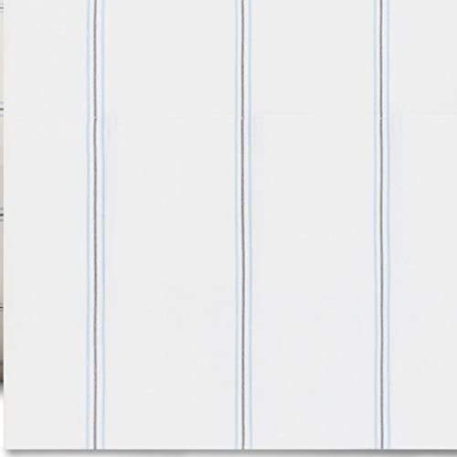 Nautica - Full Size Sheet Sets, Cotton Percale Preppy Bedding, Crisp & Cool, Lightweight & Breathable (Skippers Island Light Blue, Full) Nautica