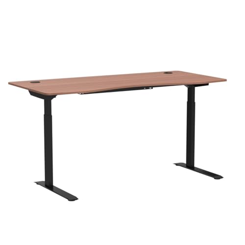 ApexDesk Elite Pro Series 60" Electric Height Adjustable Stand up Desk, Sit Stand Home Office Desk, Computer Desk - Curved Apple ApexDesk