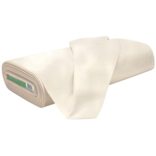 AK TRADING CO. Muslin Fabric/Textile Unbleached - Draping Fabric - Natural 10 Yards Medium Weight - 100% Cotton (63in. Wide), Natural Unbleached AK TRADING CO.