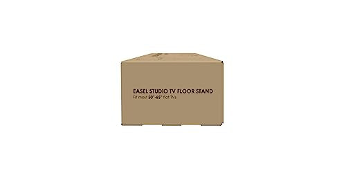 PUTORSEN Premium Wood Easel TV Stand, Adjustable TV Tripod Stand for 45-65 Inch LED LCD Screen, Swivel TV Floor Stand with Top TV Shelf and Magnetic Concealed Cable Management, Max Load 88lbs, Walnut PUTORSEN