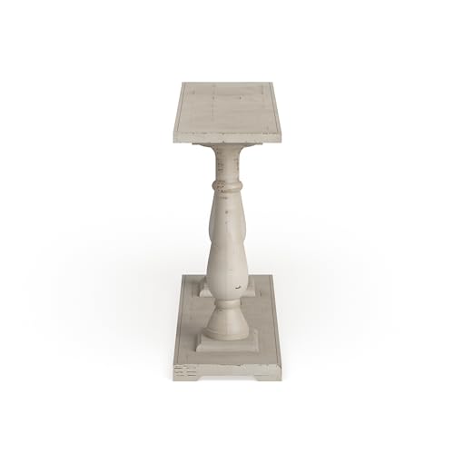 Deco 79 Wood Console Table with Distressed Accents, 48" x 14" x 32", White Deco 79