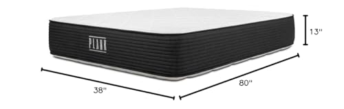 Brooklyn Bedding Plank 13" Luxe Two Sided Firm/Ultra Firm Mattress with Cooling Cover, Twin XL Brooklyn Bedding