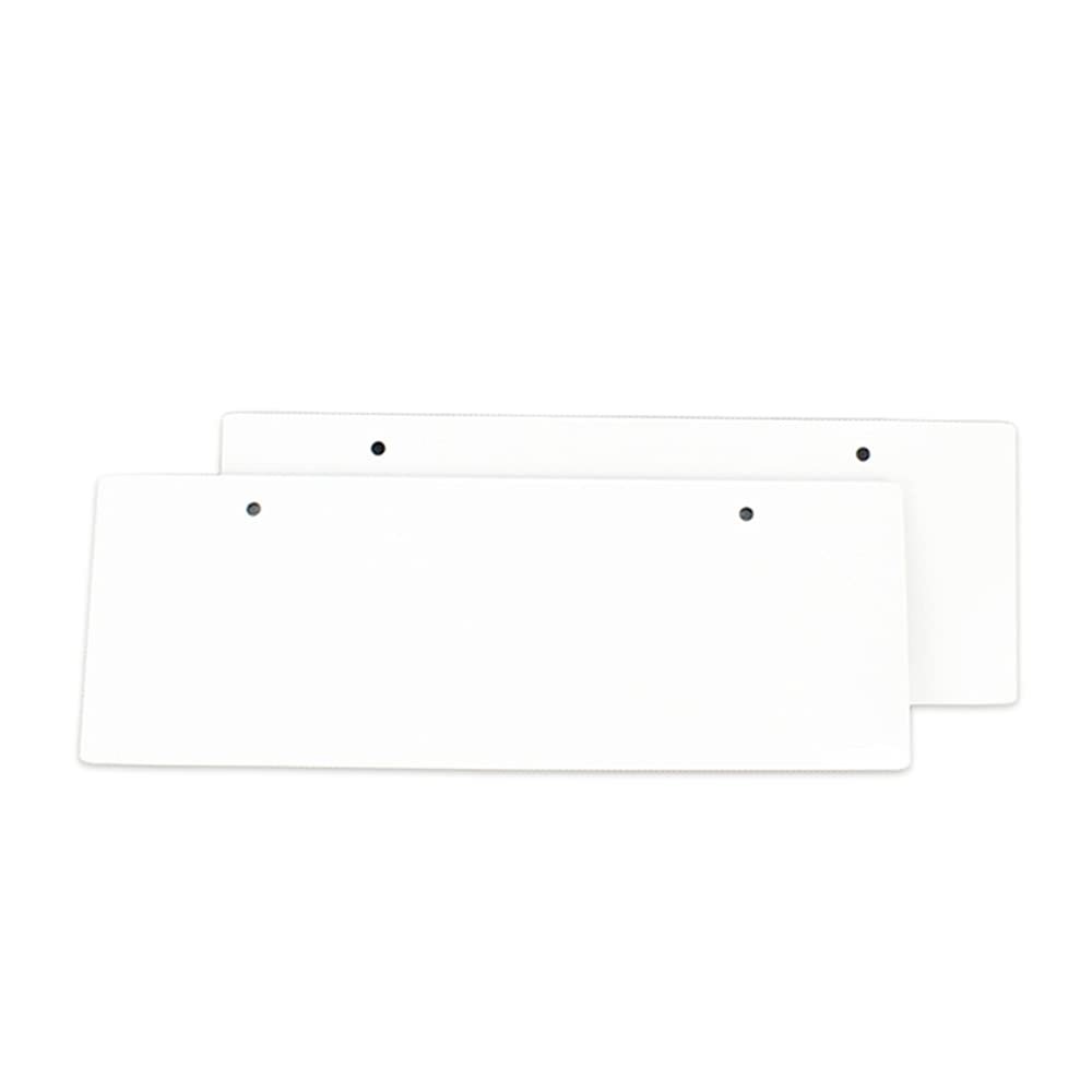 MR.R 2 Pieces Sublimation Blanks MDF Rectangle Door Plaque Hanger Home Wall Door Decor,11x4 inch MR.R