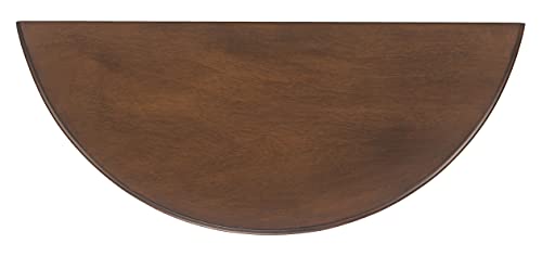 Safavieh Home Collection Tinsley Brown Half Moon Console Table CNS5723C SAFAVIEH
