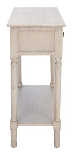 SAFAVIEH Home Collection Josie Greige 2-Drawer Console Table SAFAVIEH