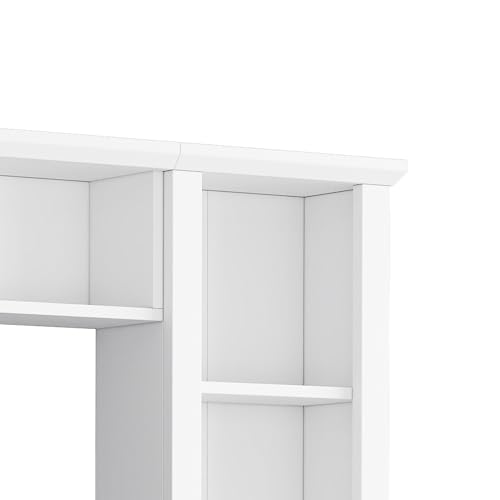 YOPTO 103" Minimalist Entertainment Center Wall Unit Set with Bridge for TVs Up to 75'',Ample Storage Space TV Stand W/Adjustable Shelves,Modernist Large Media Console for Living Room,White YOPTO