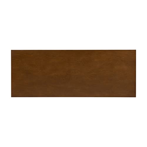 Linon Melissa Mid-Century Modern Walnut Console Table Linon