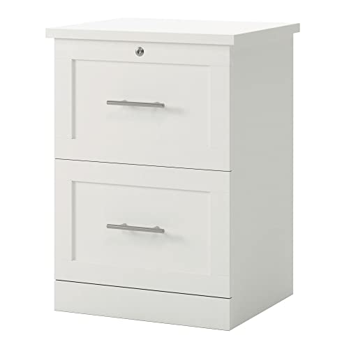 Realspace® 17" D Vertical 2-Drawer File Cabinet, White Realspace