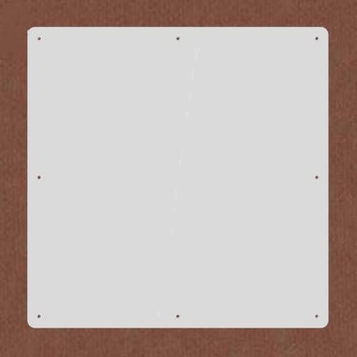 Yizunnu Hanging Room Divider,White DIY Panel Screens Partition,12 Pieces Wood-Plastic Panel Screen,Wall Dividers Room Decoration for Home Bedroom Office Shop Decor, 11.4" x 11.16" YIZUNNU