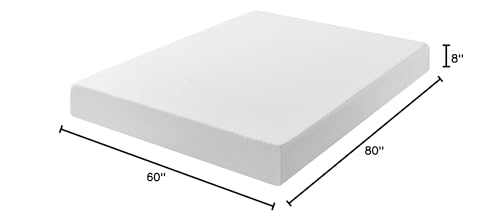 ZINUS 8 Inch Green Tea ActivFresh(R) Memory Foam Mattress, Queen, Mattress in A Box with Compact WONDERBOX Packaging, CertiPUR-US Certified ZINUS