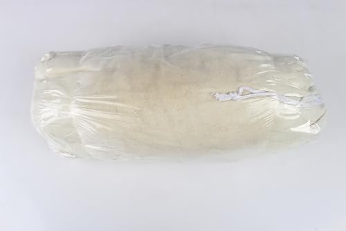 MOSFiATA Backyard Hammock with Tassels Max 500lbs Canvas Fabric Bohemian Style with Thickened Rope and Carry Bag for Outdoor, Garden, Patio, Wedding Decor (White) MOSFiATA